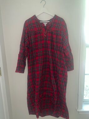 Charter Club Red Plaid Nightgown